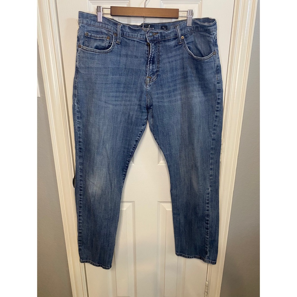Lucky‎ Brand Mens 40x30 221 Straight Leg Jeans Medium Wash Blue Denim Stretch